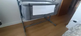 Cuna colecho gris