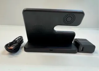 Estación Carga Inalámbrica 3 en 1 Negra