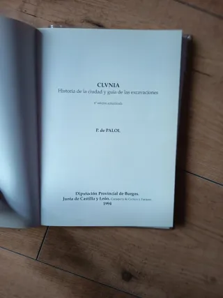 Libro Clunia Palol