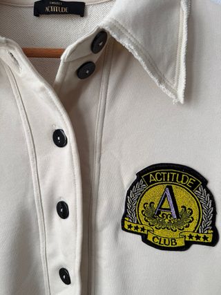 Vestido polo beige Twinset Actitude