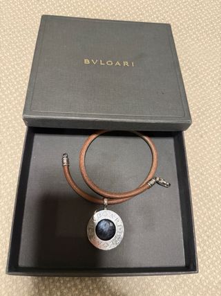 Colgante Bulgari Reversible Oro Blanco