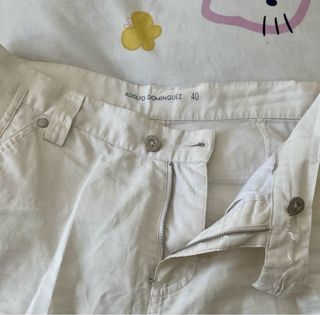 Bermuda Adolfo Domínguez Blanca Talla 40