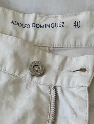 Bermuda Adolfo Domínguez Blanca Talla 40
