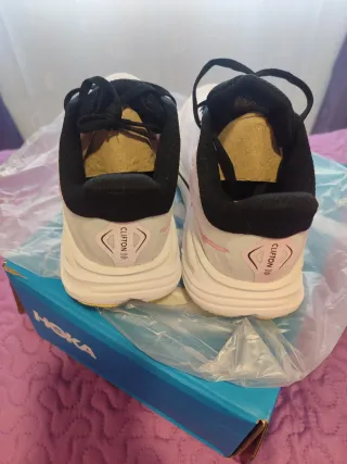 Zapatillas Hoka Mujer Talla 38 Rosa y Blanco