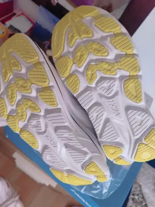 Zapatillas Hoka Mujer Talla 38 Rosa y Blanco