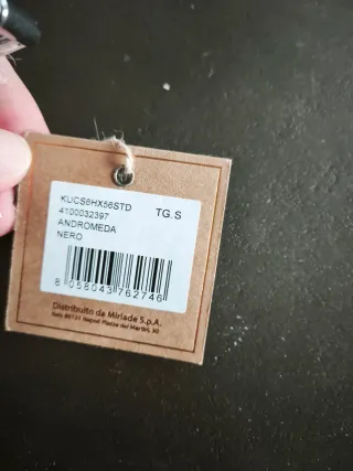 Cintura KUVE nera lucida sottile