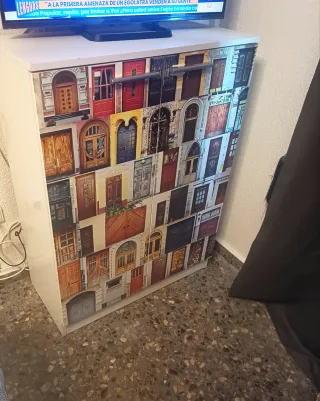 Zapatero/Aparador Vintage Puertas del Mundo