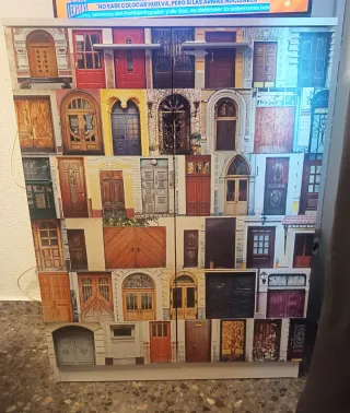 Zapatero/Aparador Vintage Puertas del Mundo