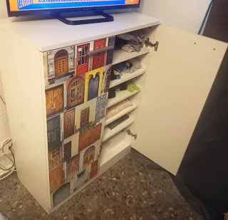 Zapatero/Aparador Vintage Puertas del Mundo