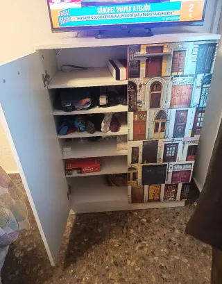 Zapatero/Aparador Vintage Puertas del Mundo