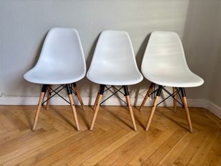 3 Sillas Dinamarca Diseño Nórdico