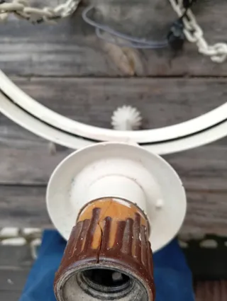 Lámpara colgante estilo rústico