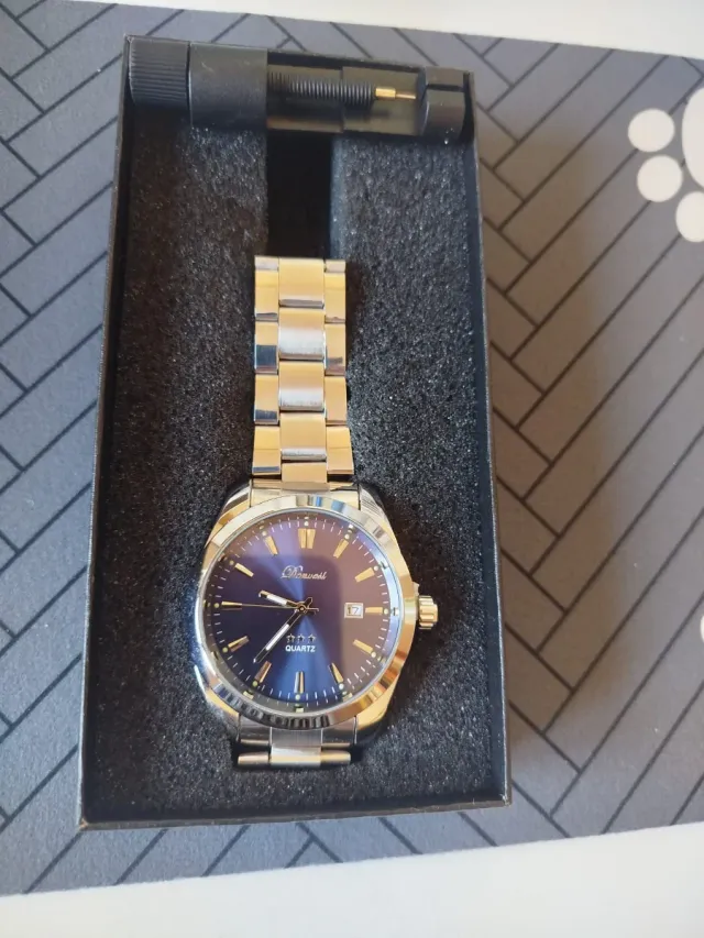 Reloj Perpetual Acero Inoxidable Azul