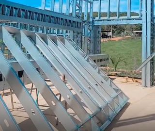 Construcción Steel Framing: Estructura Casa