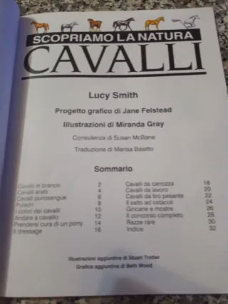 Scopriamo la Natura Cavalli di L  Smith illustrato