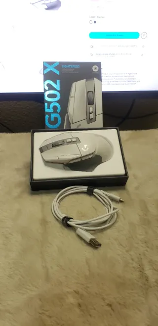 Raton Logitech G502 X Lightspeed