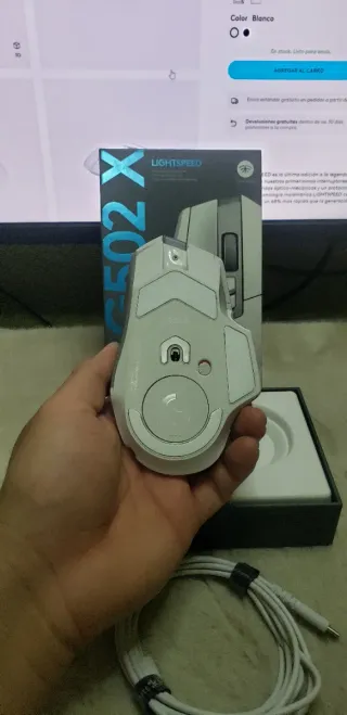 Raton Logitech G502 X Lightspeed