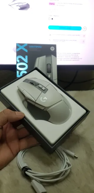 Raton Logitech G502 X Lightspeed