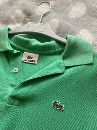 Polo Lacoste Verde Talla S