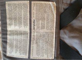 Mochila Porteo Manduca Gris