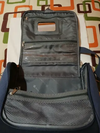 Bolso de viaje DAVID JONES azul y negro