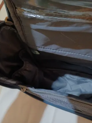 Bolso de viaje DAVID JONES azul y negro