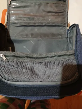 Bolso de viaje DAVID JONES azul y negro