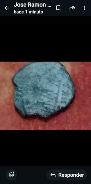 Moneda romana por determinar  y limpiar