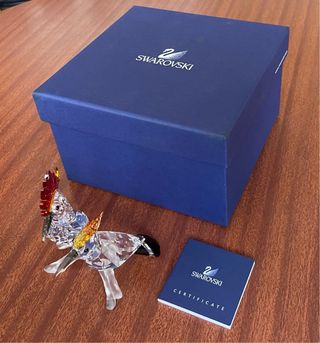 Coppia di Abete Swarovski in Cristallo