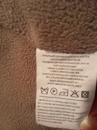 Chaqueta Caramelo Mujer Talla S Beige