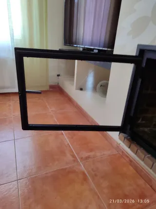 Puerta de chimenea 80x60