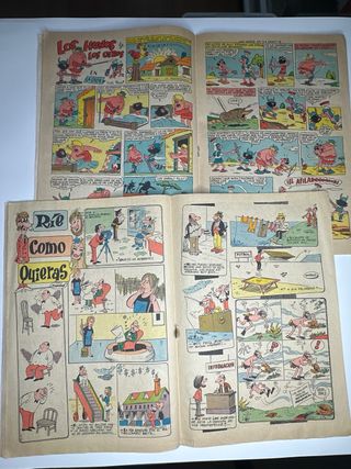 Lote 7 unidades Comic Jaimito 1966/68/69.