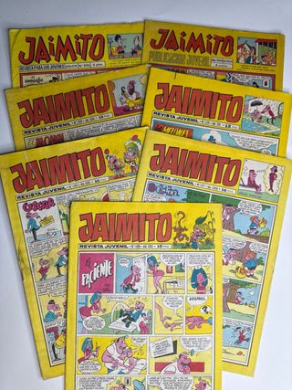 Lote 7 unidades Comic Jaimito 1966/68/69.