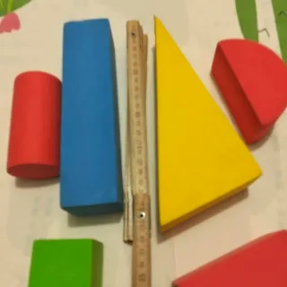 Sacca giochi costruzioni colorati
