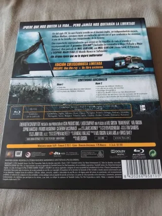 Blu-ray Braveheart Edición Coleccionista Limitada