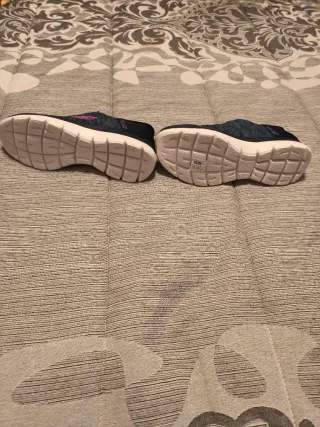 Zapatillas Skechers Mujer Azul/Rosa