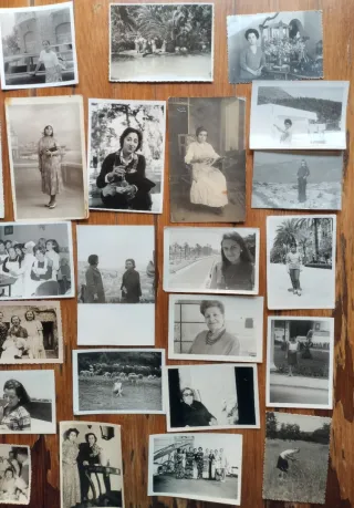 Lote de fotografías antiguas de mujeres MZ.3