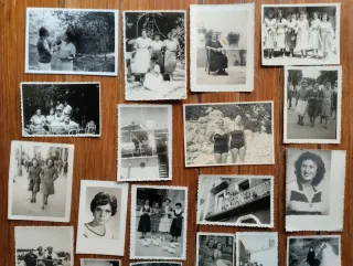 Lote de fotografías antiguas de mujeres MZ.3