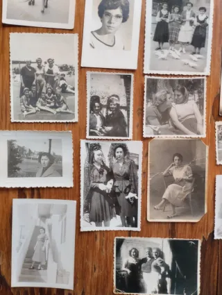 Lote de fotografías antiguas de mujeres MZ.3