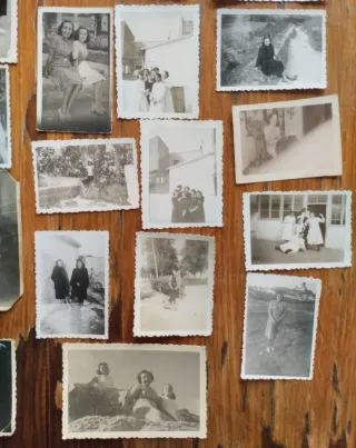Lote de fotografías antiguas de mujeres MZ.3