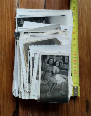 Lote de fotografías antiguas de mujeres MZ.3