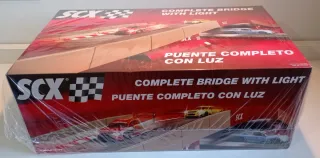 Scalextric Puente Completo con Luz