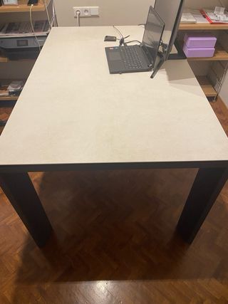 Mesa Comedor Extensible Madera y Metal