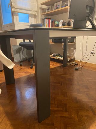 Mesa Comedor Extensible Madera y Metal