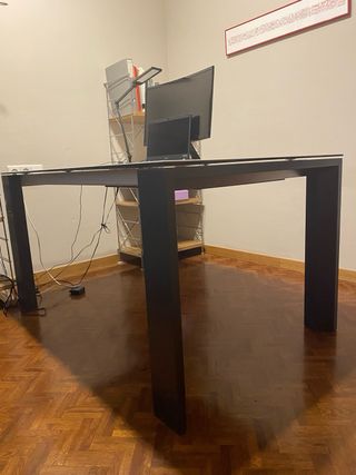 Mesa Comedor Extensible Madera y Metal