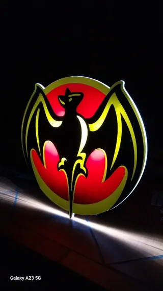 Cartel Luminoso Bacardi