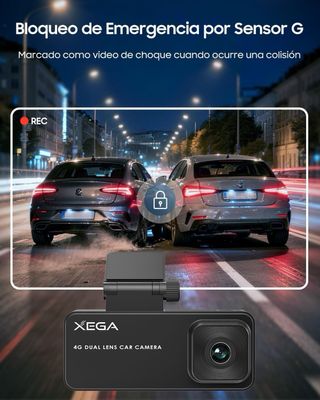 Dash cam XEGA coche con tarjeta SIM