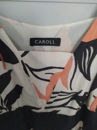 Vestido de verano estampado floral Caroll talla 40