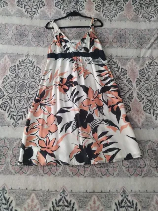 Vestido de verano estampado floral Caroll talla 40