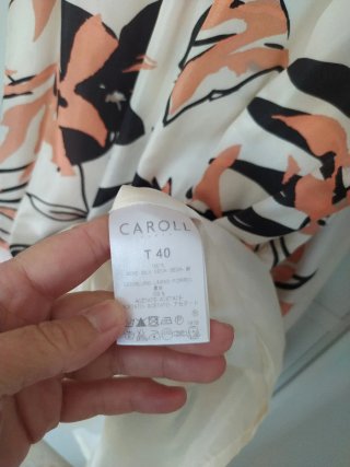Vestido de verano estampado floral Caroll talla 40